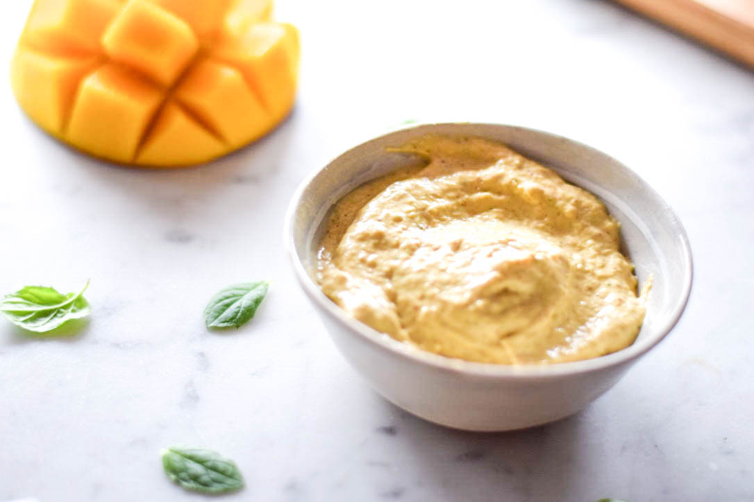 Houmous à la mangue