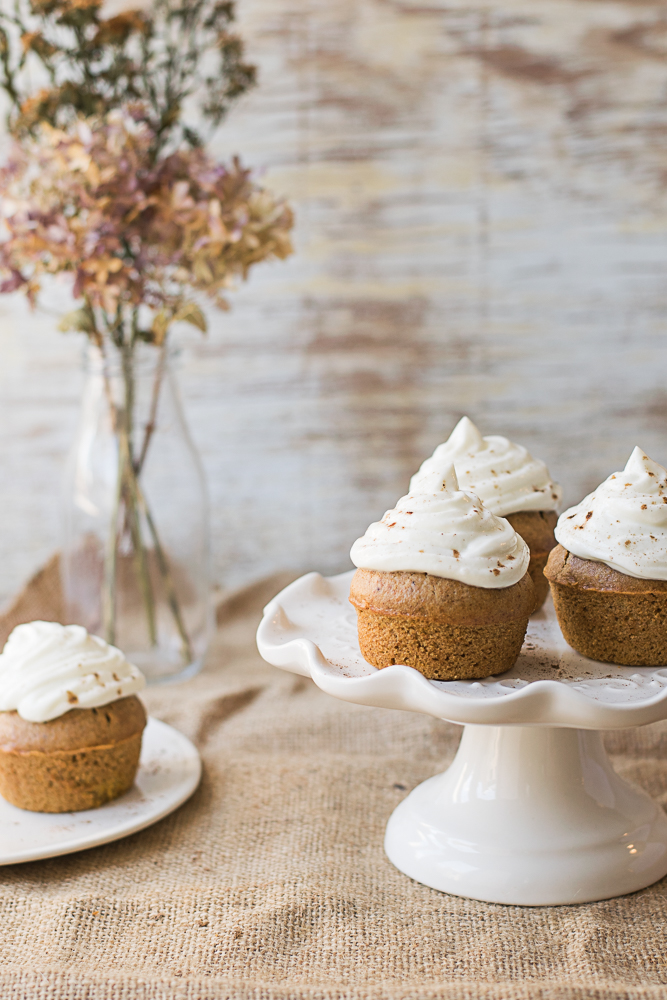 Cupcakes à la citrouille épicée