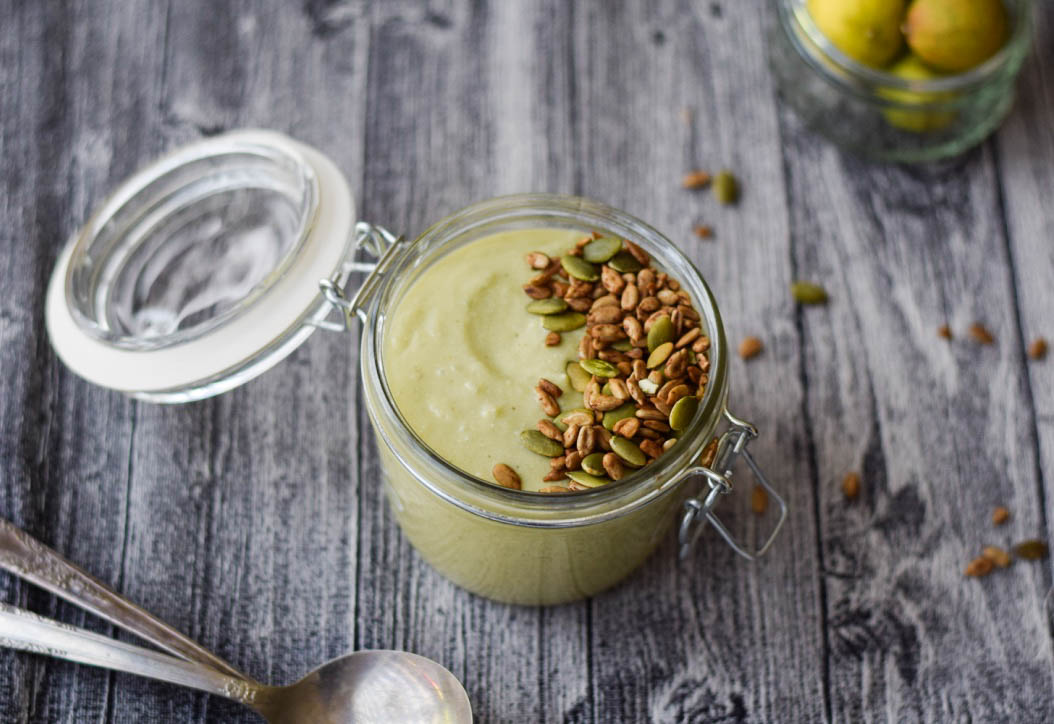 Gaspacho au concombre et avocat