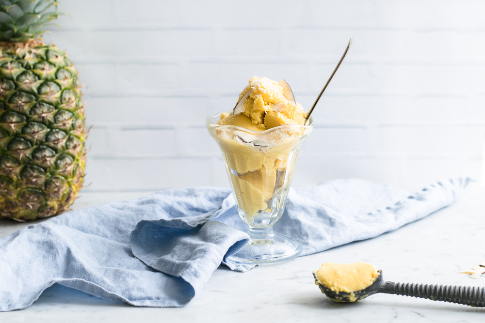 Nice cream tropicale (crème glacée végane)