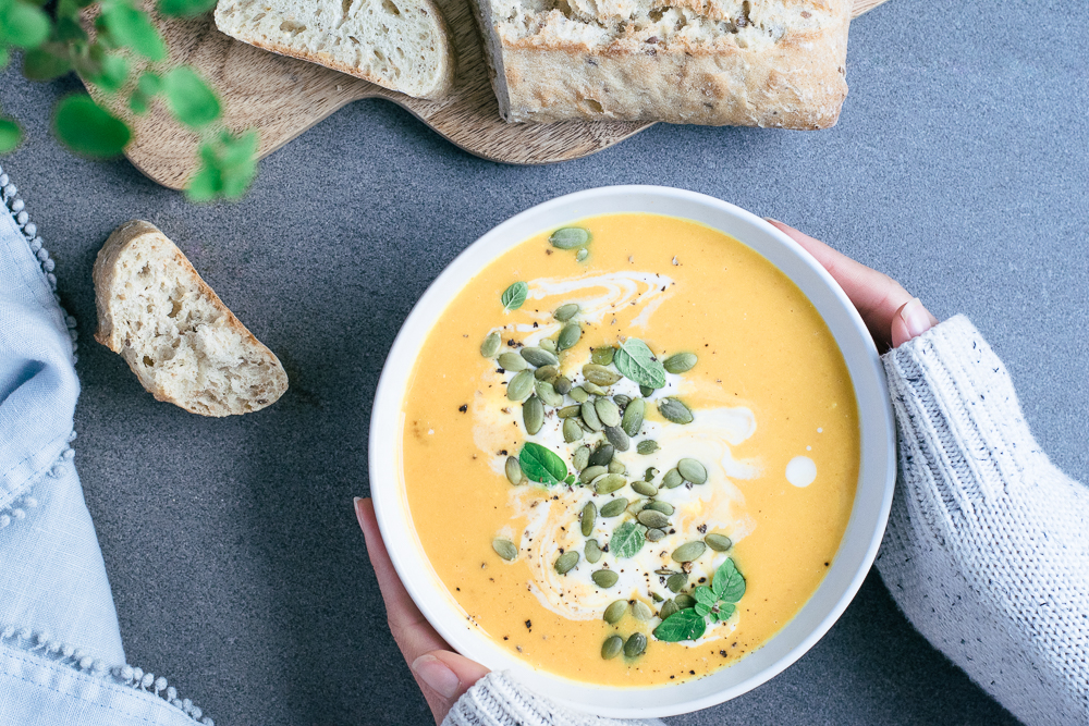 Potage de courge et panais