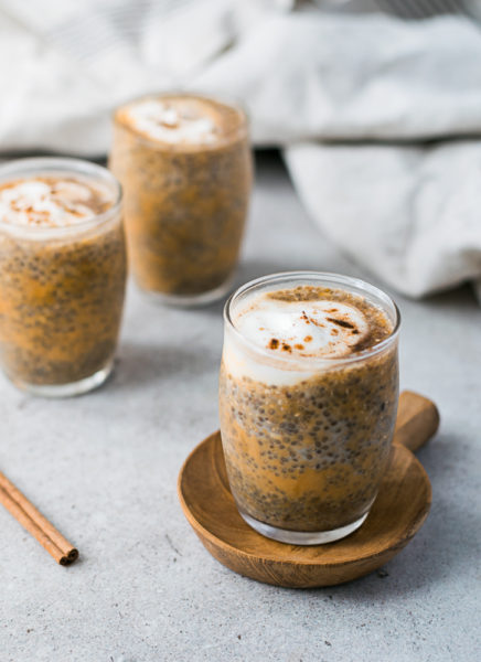 Pouding de chia à la citrouille épicée