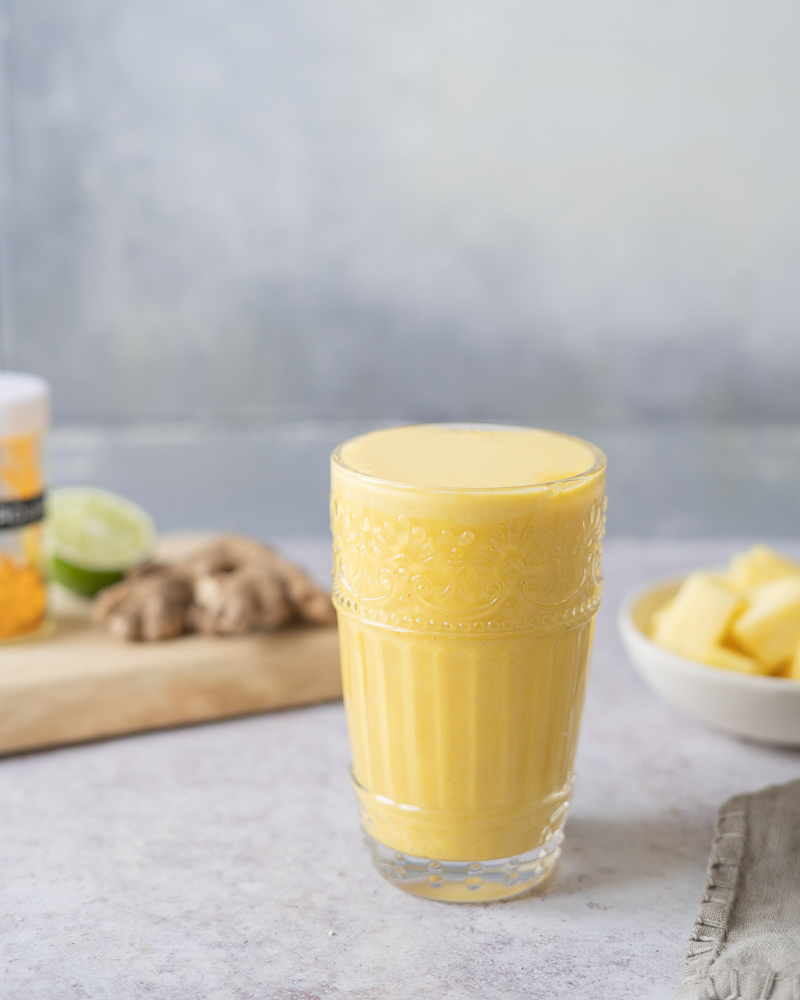 Smoothie ananas curcuma