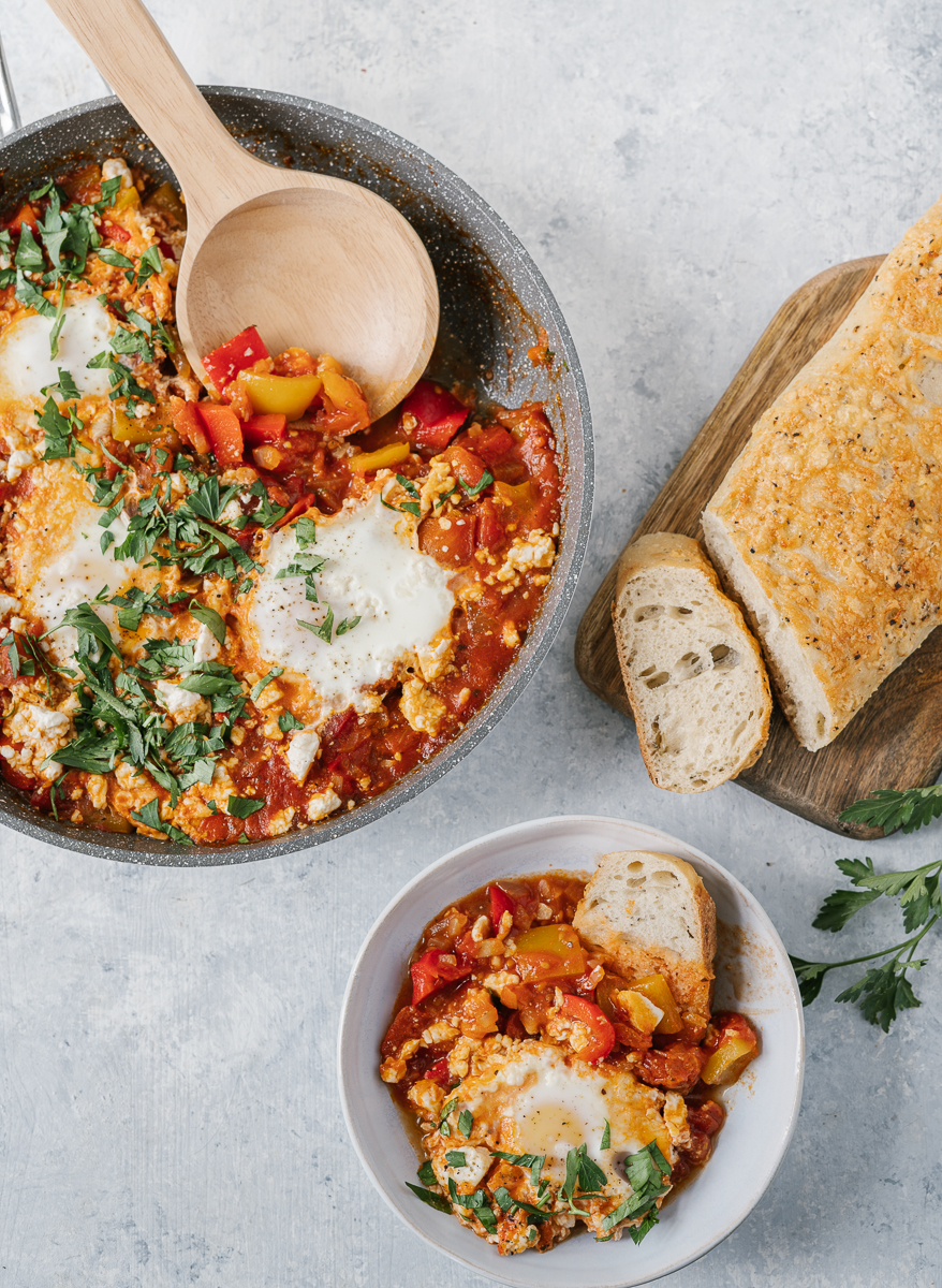 Shakshouka à la poêle