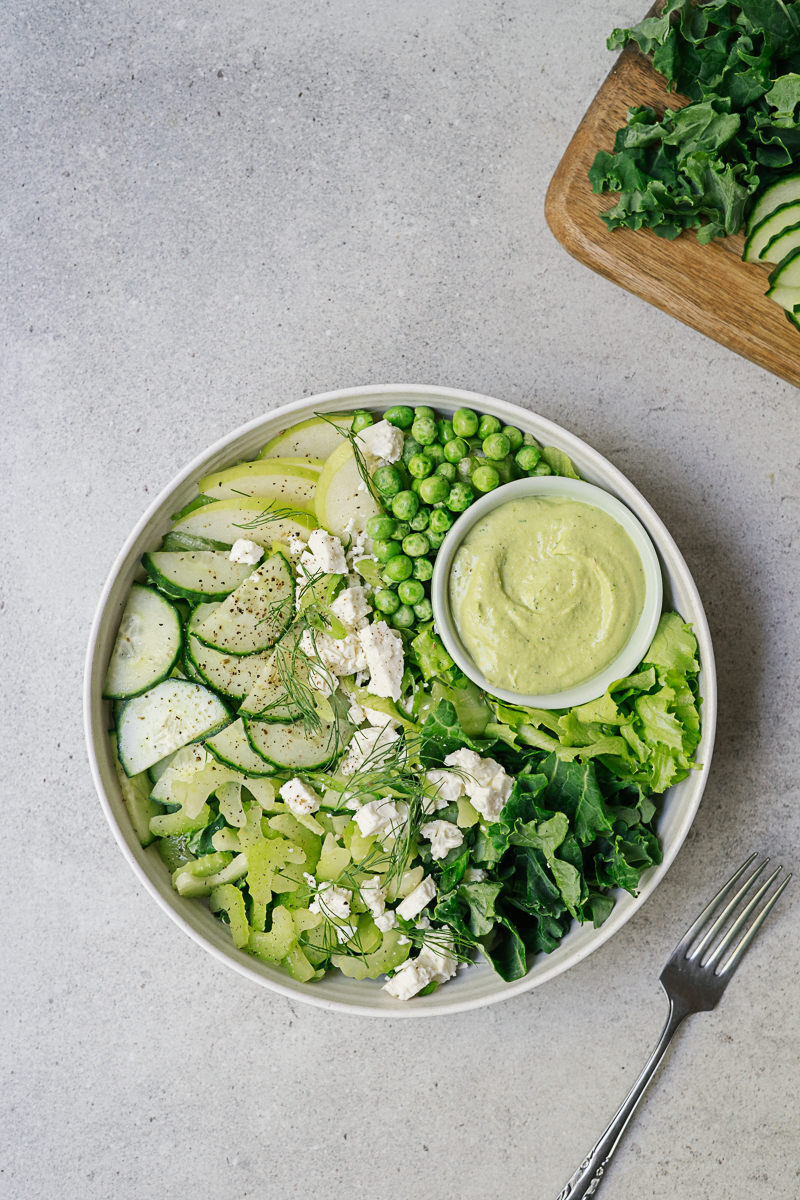 Salade toute verte